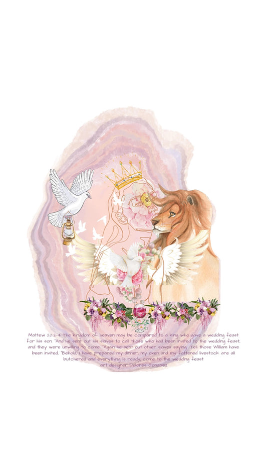 Digital art print| A king wedding