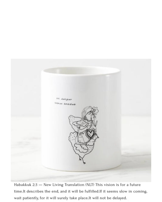Self love mug| Being patient with yourself. (Language English)