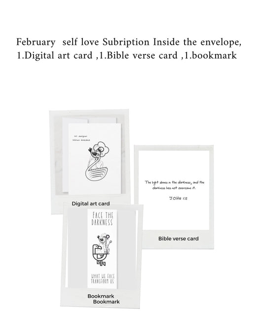 February self love mail subscription