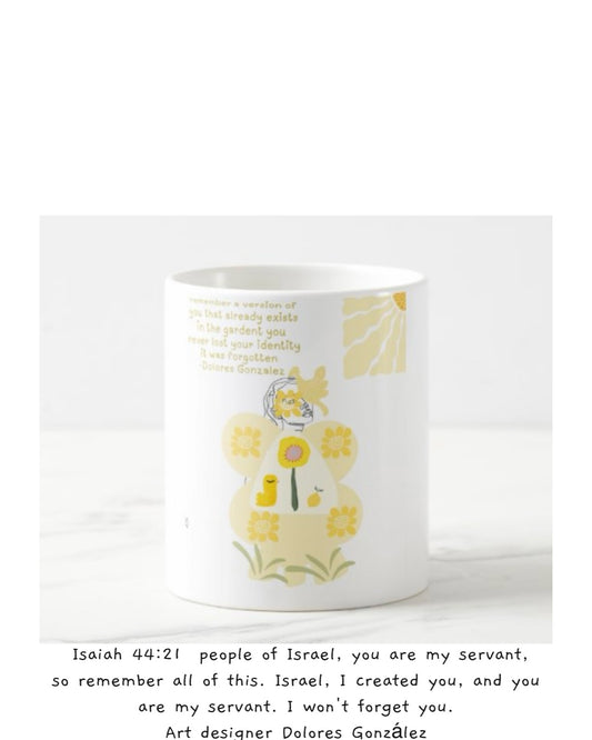 I won't forget you. Isaiah 44:21 ( language English )