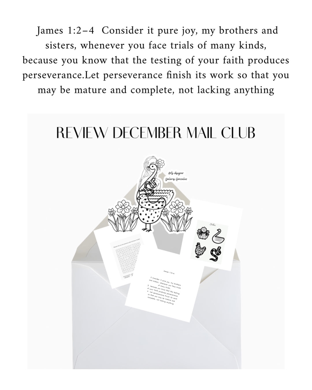 December mail subription