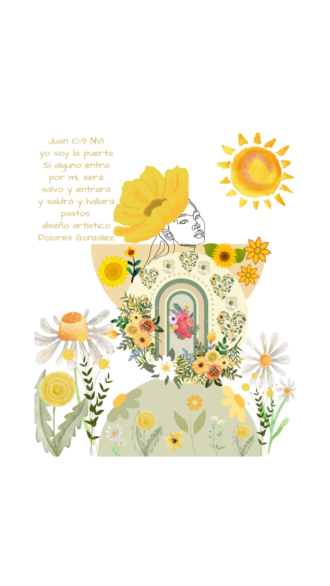 Digital art print| Gardin Salvaje|language Spanish|
